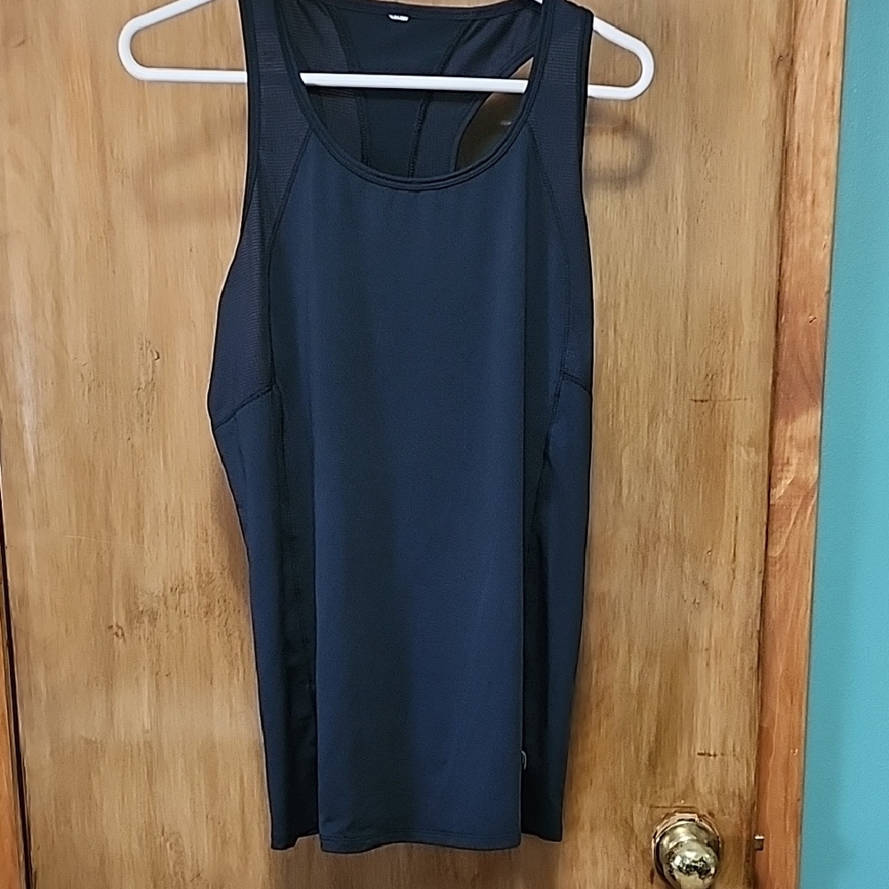 **2 for $10** Black Sleeveless Athletic Tank Top
